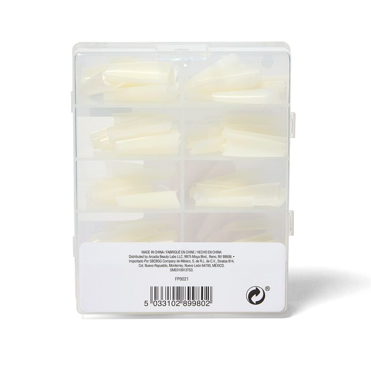 Coffin Shape Half Well Tips