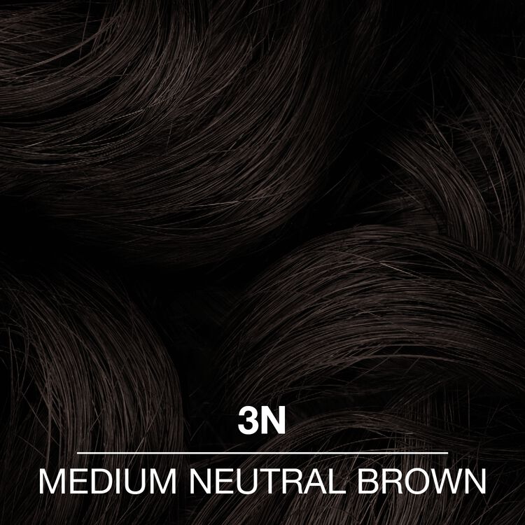 3N Medium Neutral Brown Demi Permanent Cream Hair Color