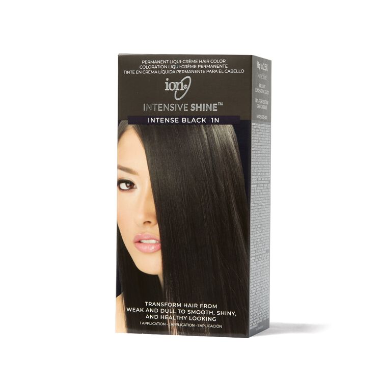 ion Intensive Shine Hair Color Kit Intense Black 1N | Hair Color Kit |  Sally Beauty