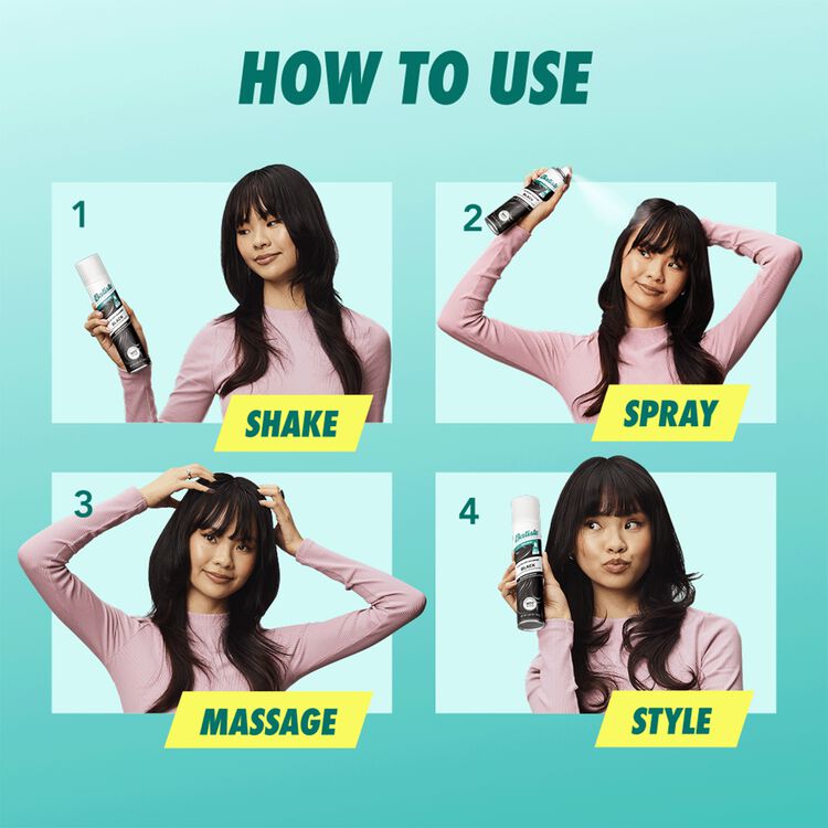 Color Dry Shampoo Black