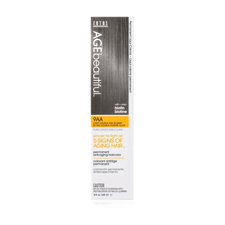 9AA Light Double Ash Blonde Permanent Liqui-Creme Hair Color