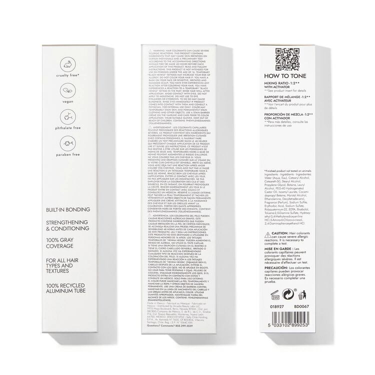 Pale Violet Bonding Toner Demi-Permanent Hair Color