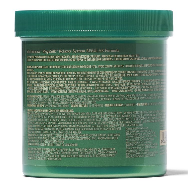 Silk Elements Megasilk Olive Oil Relaxer Regular 15 Oz