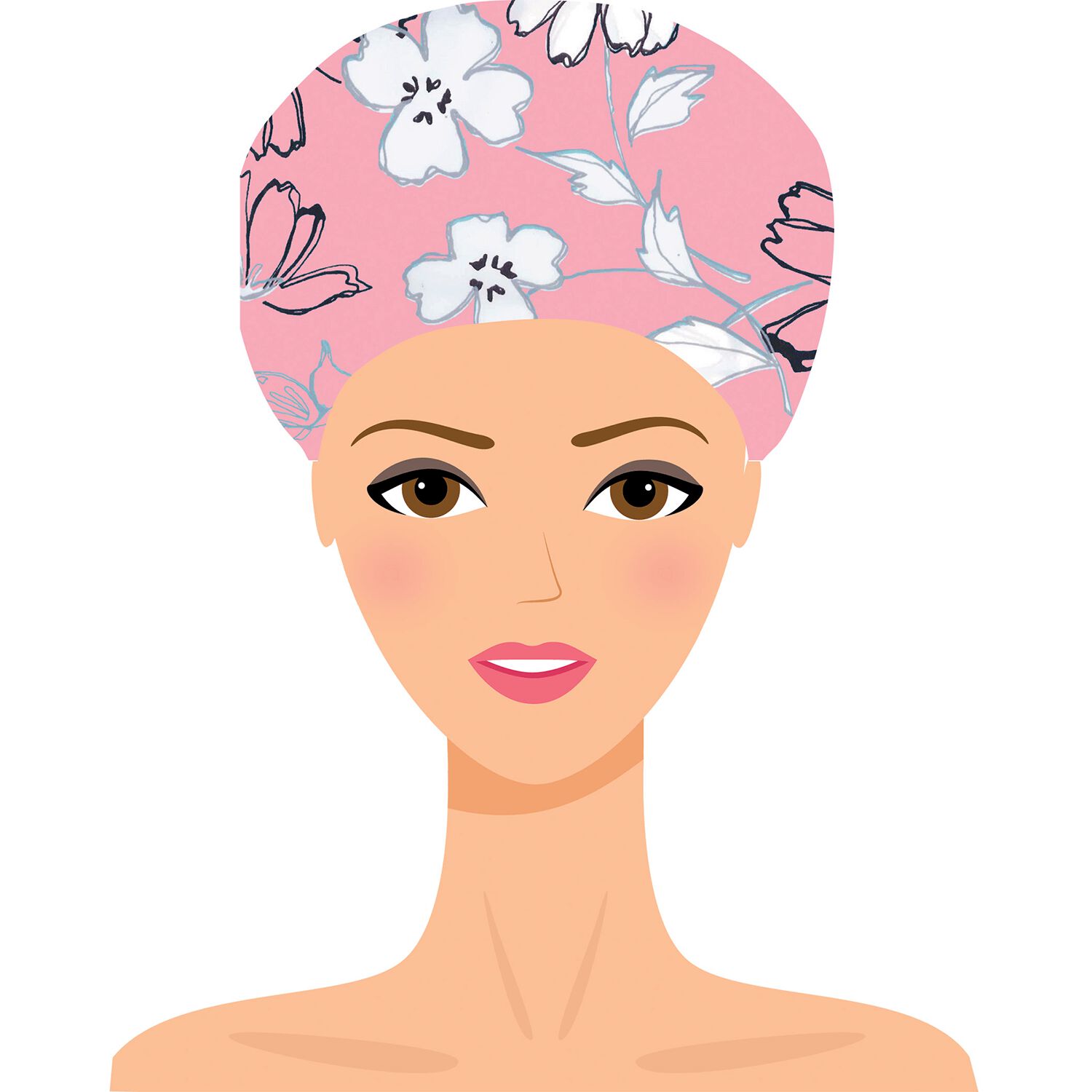 Diane Satin Secret Shower Cap