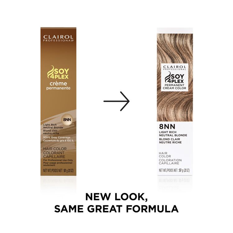 8NN Light Rich Neutral Blonde Permanent Cream Hair Color