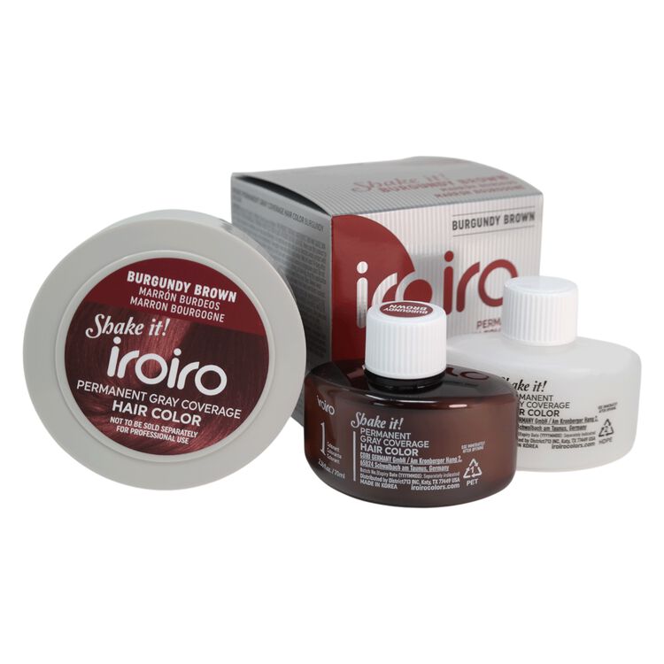 Gray Coverage Permanent Hair Color Burgundy