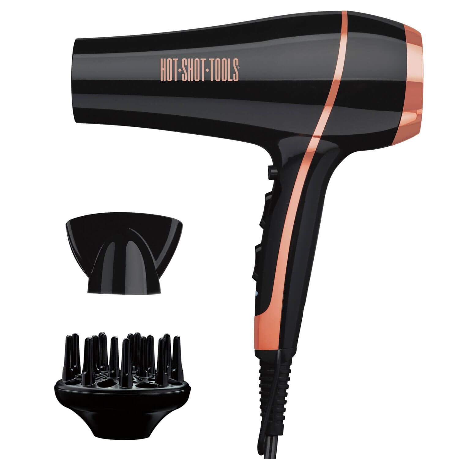 Hot Shot Tools Rose Gold Turbo Ionic Dryer Hair Dryers Sally Beauty