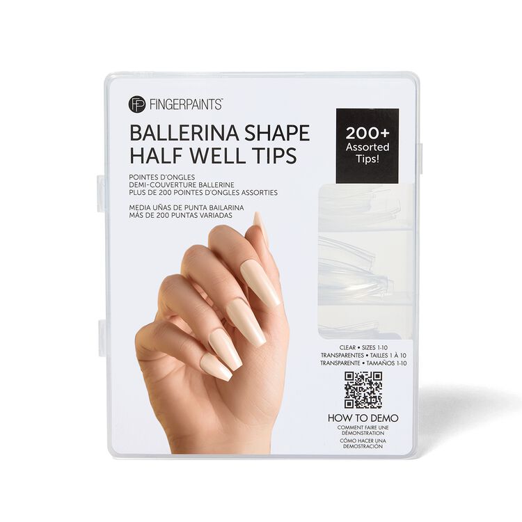 Ballerina Shape Half Well Tips
