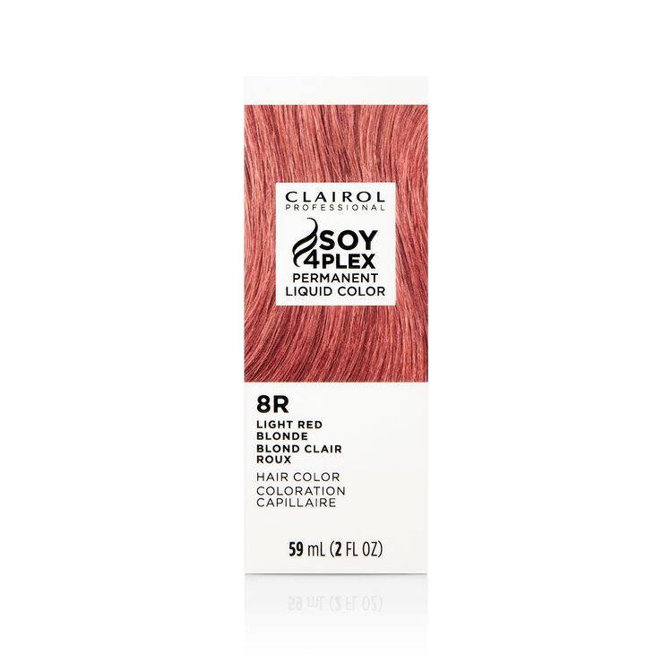 8R Light Red Blonde Permanent Liquid Hair Color