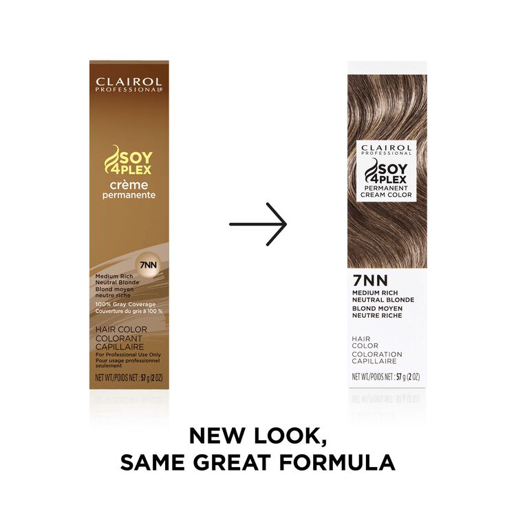 7NN Medium Rich Neutral Blonde Permanent Cream Hair Color