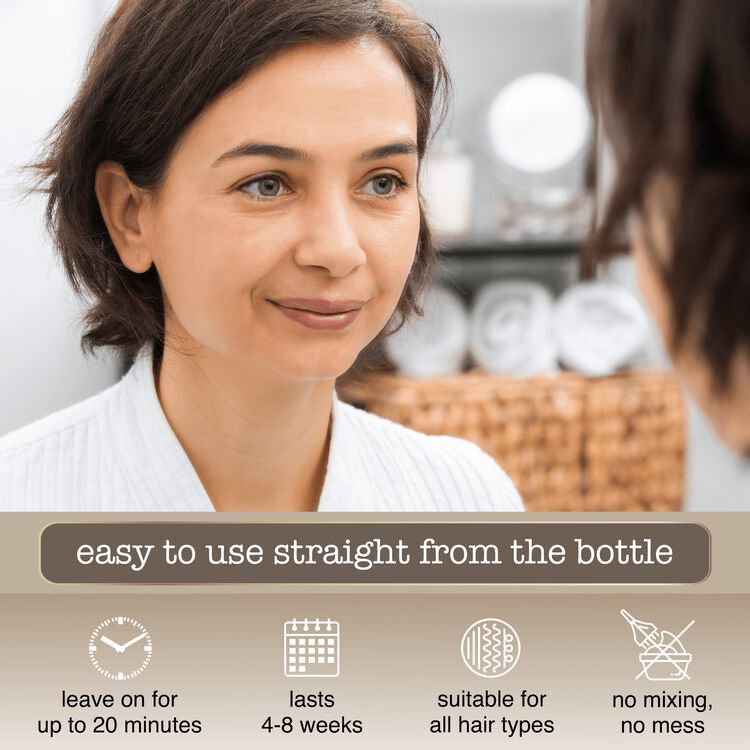 Medium Brown Glossy Color & Gloss & Repair Semi Permanent Hair Gloss