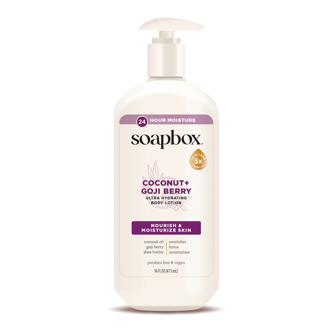 Soapbox Coconut + Goji Berry Body Lotion | Sally Beauty