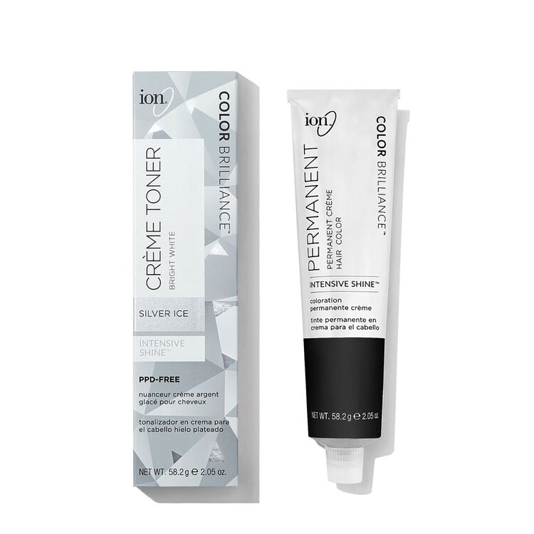 Bright White Creme Toner Silver Ice