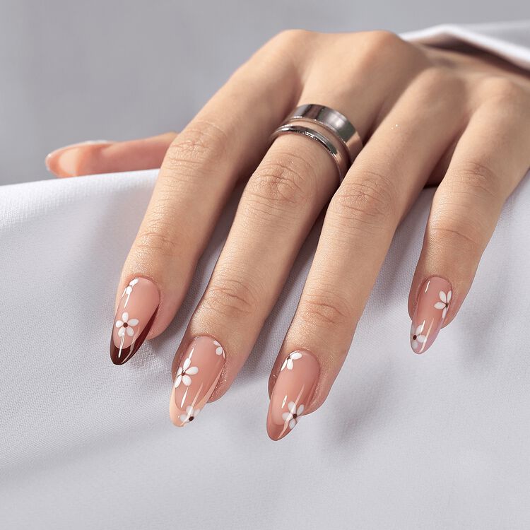 XCOATTIPS® French - Peach Medium Almond Pastel Tips