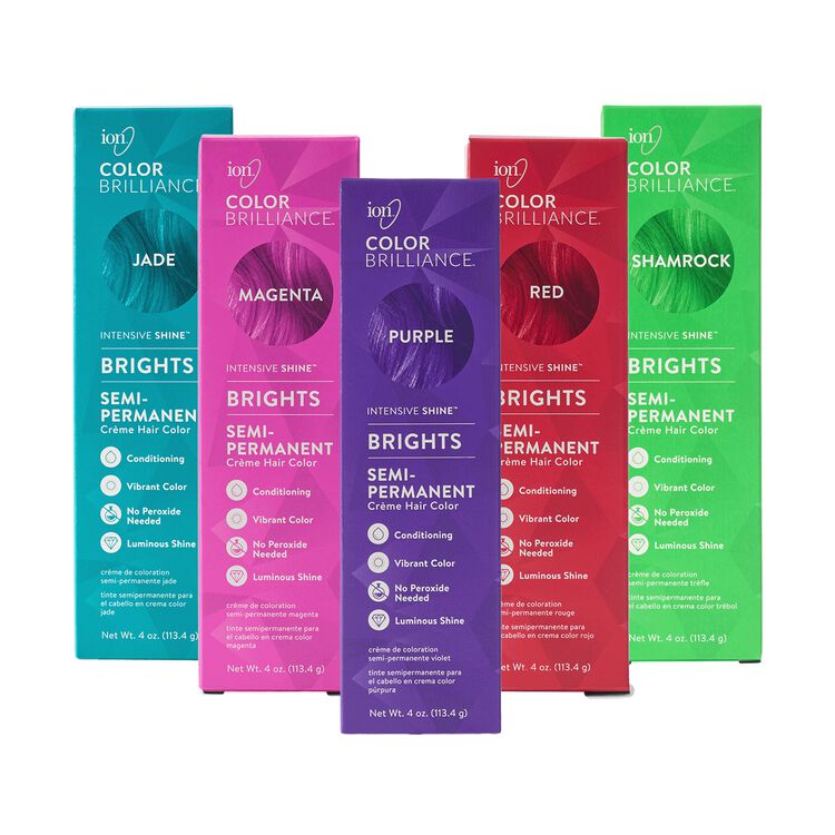 Semi-Permanent Brights Hair Color
