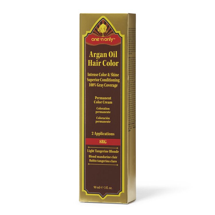 One N Only 8rg Light Tangerine Blonde Permanent Hair Color Cream