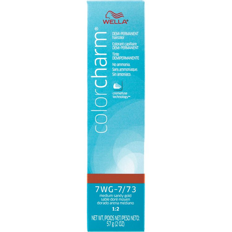 Medium Sandy Gold Color Charm Demi Permanent Hair Color By Wella