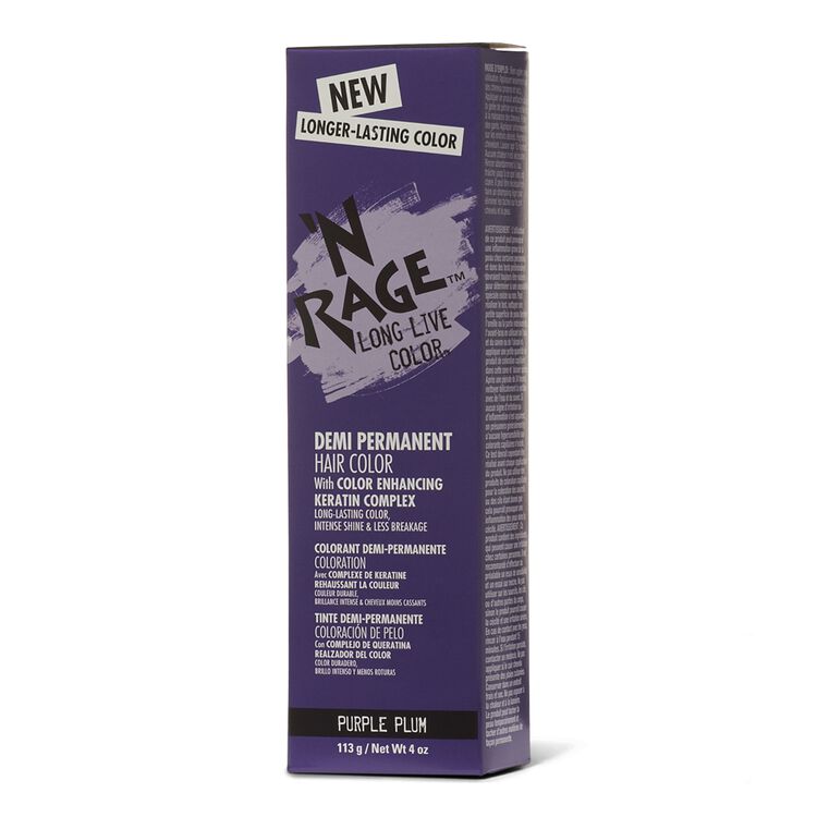 Demi Permanent Purple Plum Hair Color By N Rage Sally Beauty