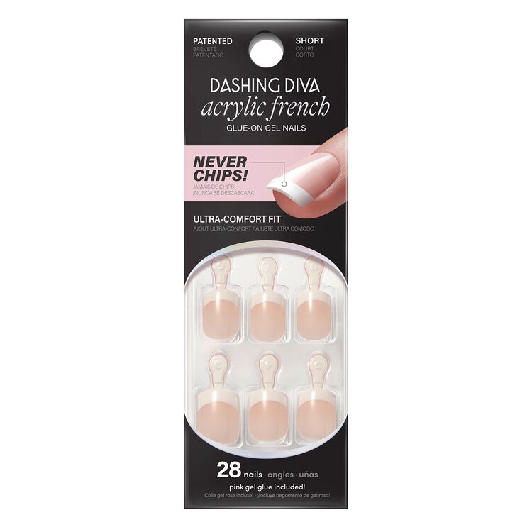 Sculpted Acrylic French Short Squoval