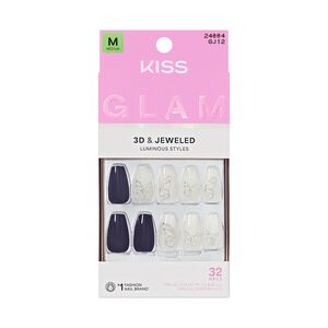 Glam Jeweled Press On Nails - Starry Serenade