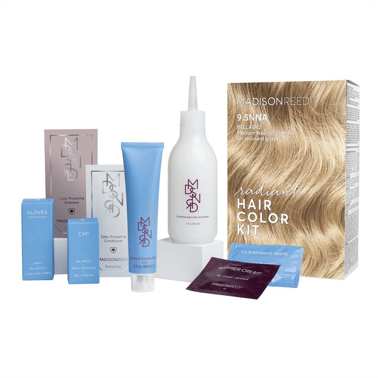 Radiant Cream Color Permanent Hair Color Kit 9.5NNA Bellagio Blonde