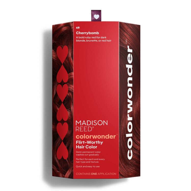 ColorWonder Demi-Permanent Hair Color Kit 6R Cherrybomb