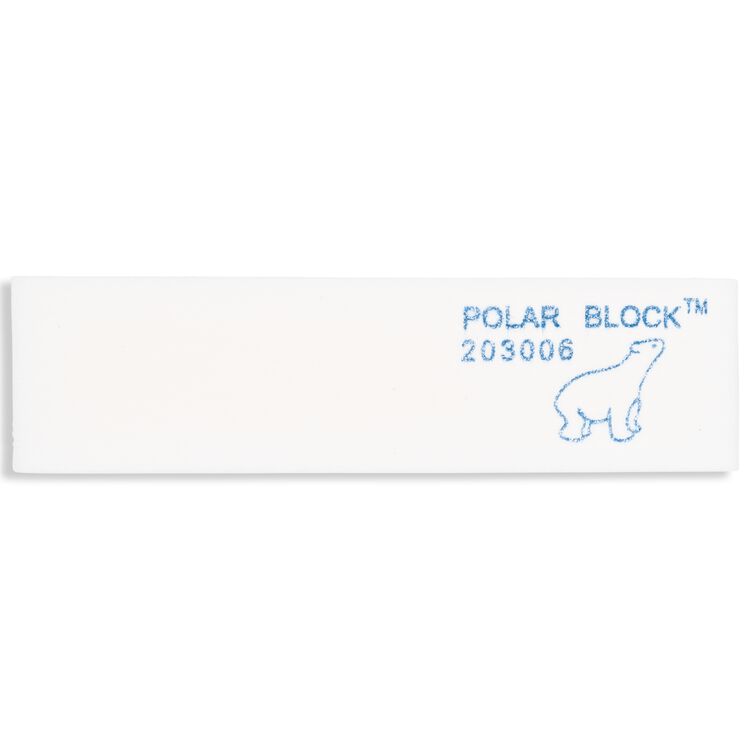 Four-Sided Soft White Polar Block