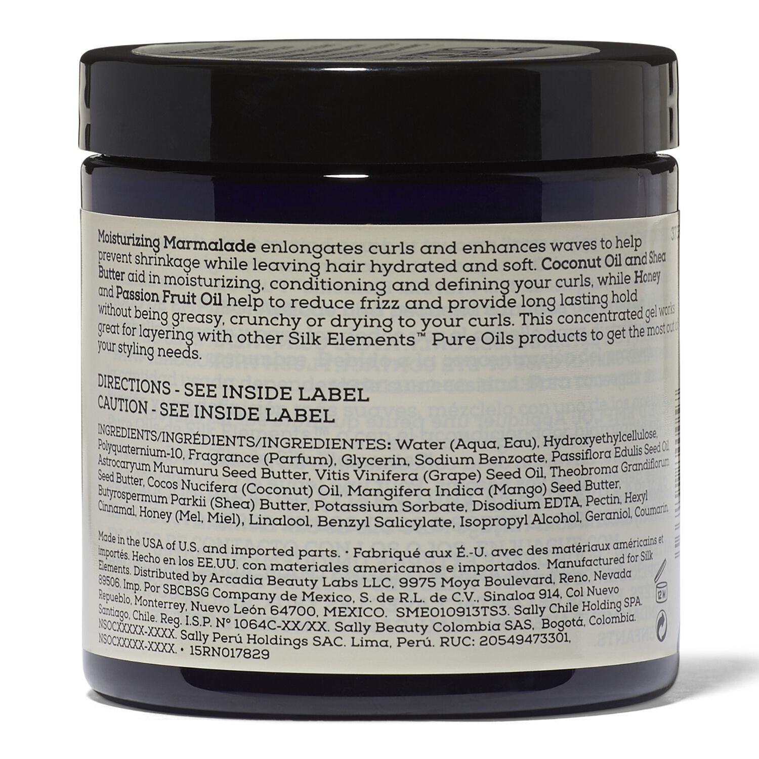 Pure Oils By Silk Elements Moisturizing Marmalade Styling Products Textured Hair Sally Beauty