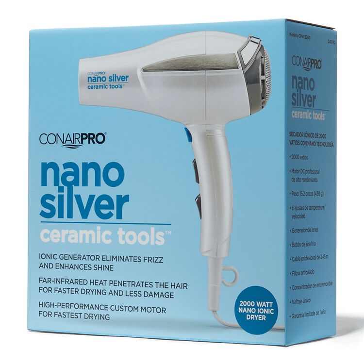Nano Silver High Performance Hair Dryer 2000 Watts By Conair Professional Hair Dryers Sally Beauty