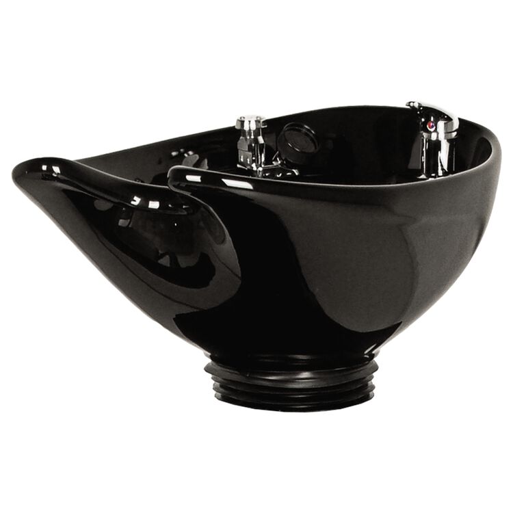 Jeffco Black 8700 Tilting Porcelain Shampoo Bowl Shampoo Bowls