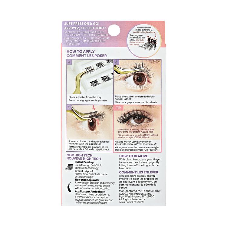 imPRESS Press on Falsies - Refined Volume Cluster Lashes