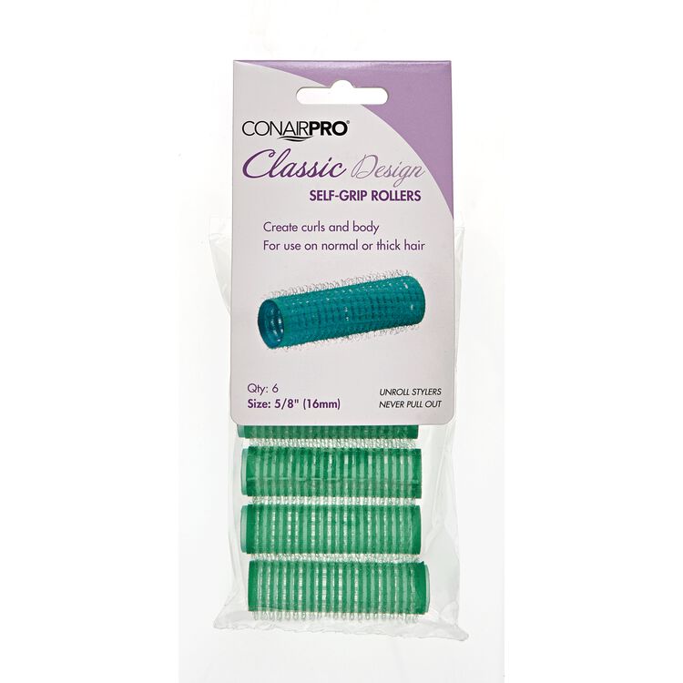 Conairpro Classic Style Self Grip Rollers Use largest rollers for body or to smooth wavy or flyaway hair. classic style 5 8 inch self grip rollers