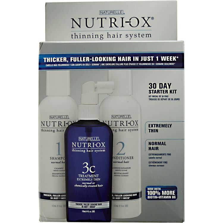 Nutri Ox Extremely Thin Normal Hair Starter Kit Shampoo Sally