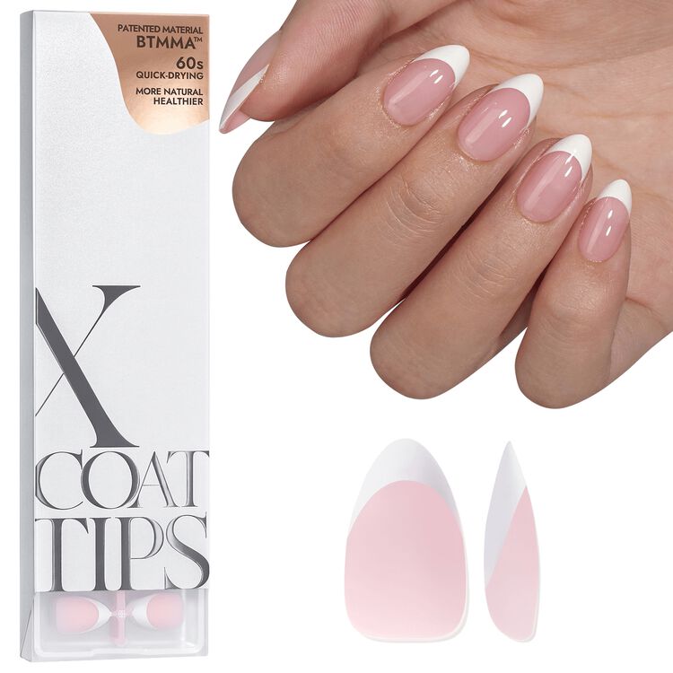 XCOATTIPS&reg; French - Pink Short Almond
