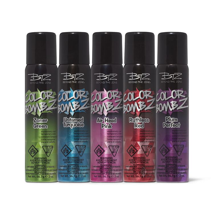 Color Bombz Temporary Hair Color Spray By Beyond The Zone Temporary Hair Color Sally Beauty