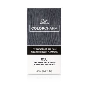 Cooling Violet Color Charm Liquid Permanent Hair Color Additive