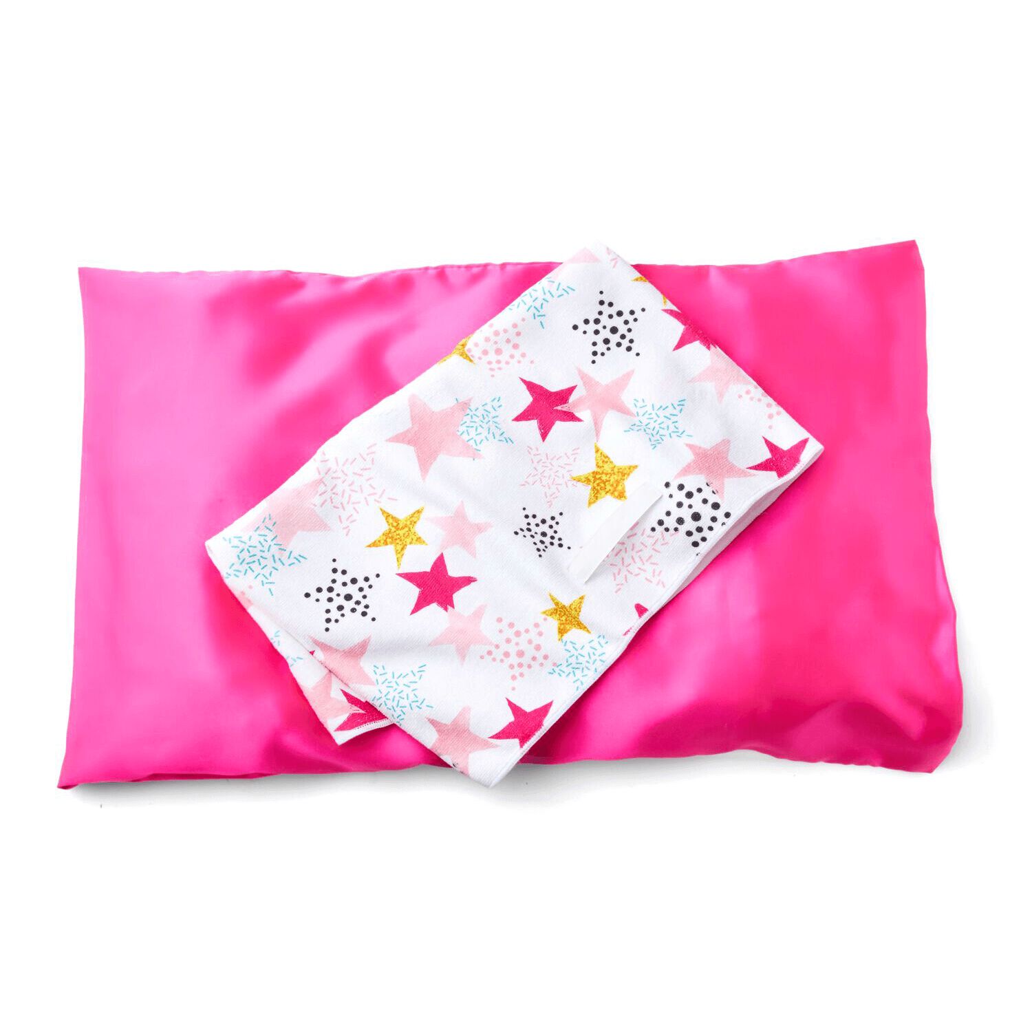 Sally Satin Pillowcase and Microfiber Hair Towel