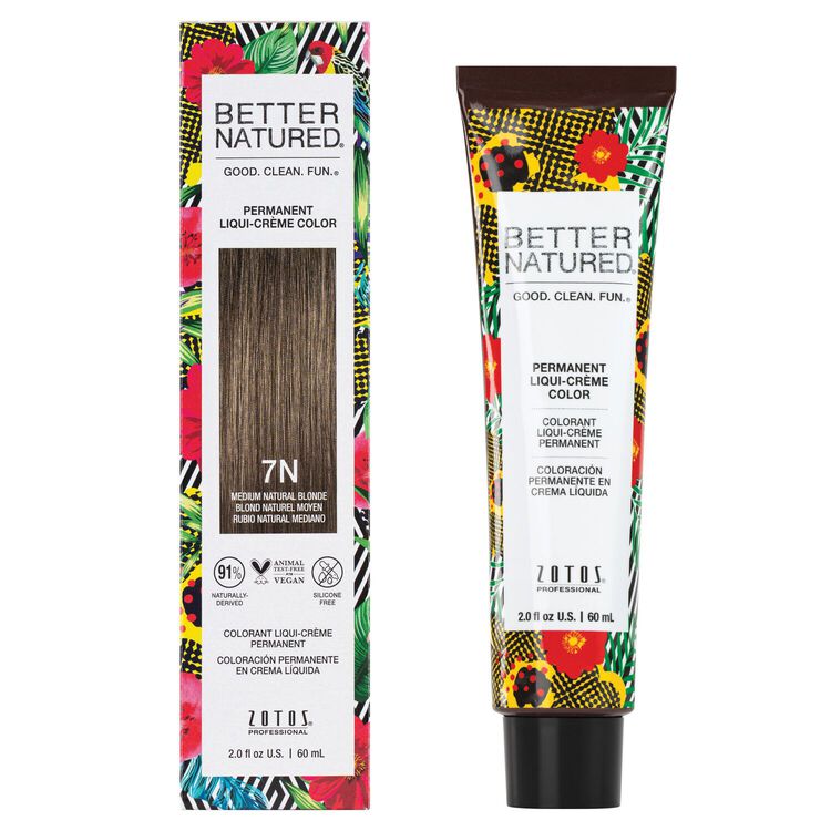 7N Medium Natural Blonde Permanent Liqui-Crème Hair Color