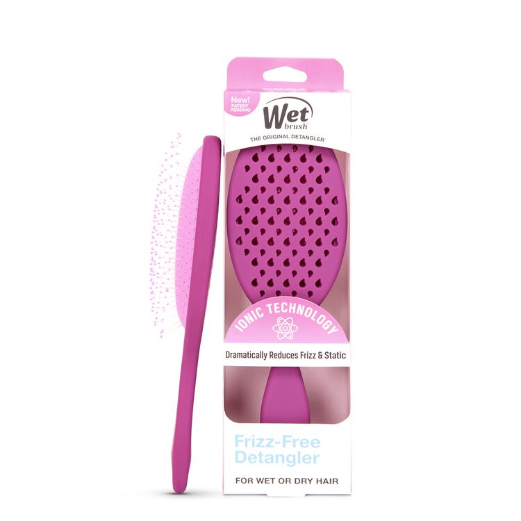 Purple Frizz Free Detangler Brush