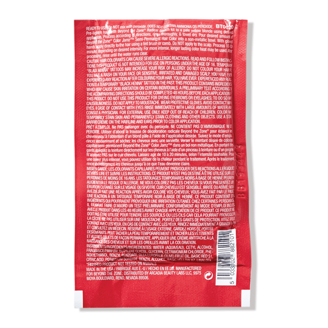 Beyond the Zone Color Jamz Singles Wild Red | Semi Permanent Hair Color