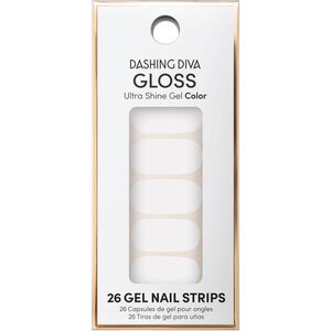 White Canvas Gloss Gel Strips