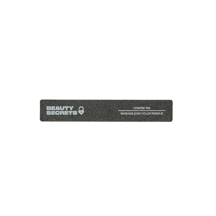 100/100 Rectangular Black Cushion Nail File