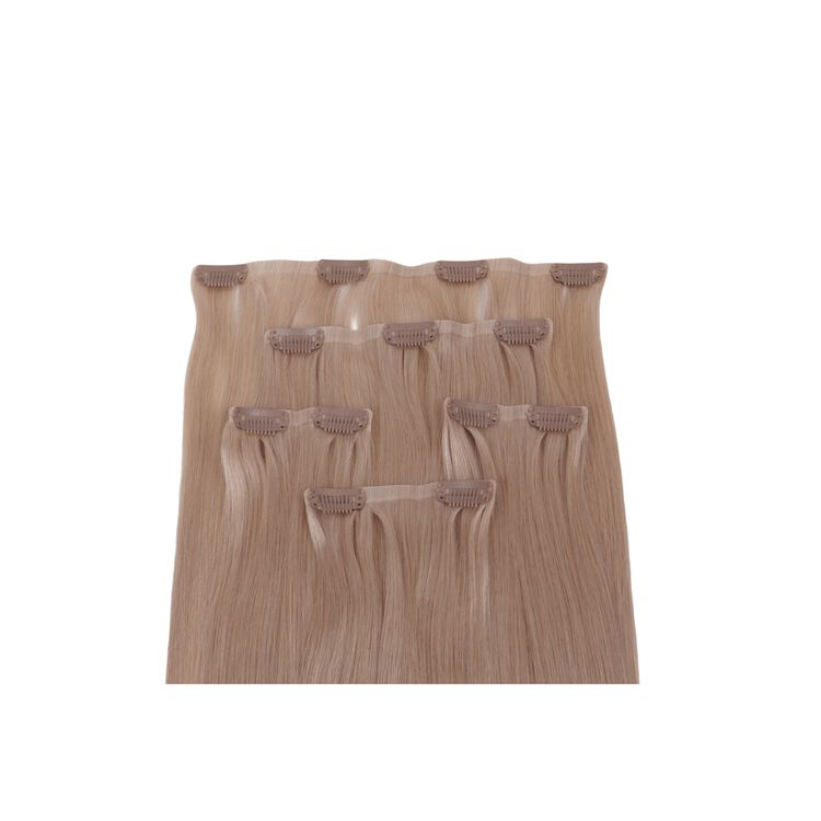 18" Ultra-Seamless Clip-in Hair Extensions Light Blonde