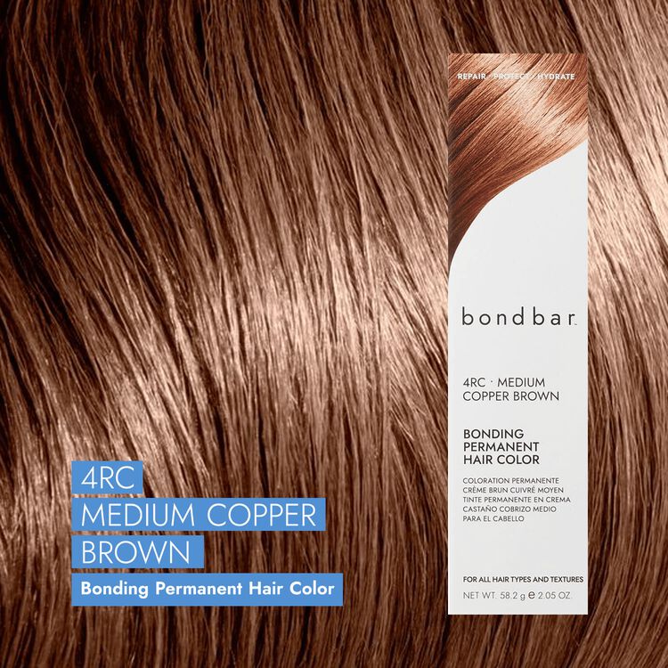 bondbar 4RC Medium Copper Brown Bonding Permanent Crème Hair Color