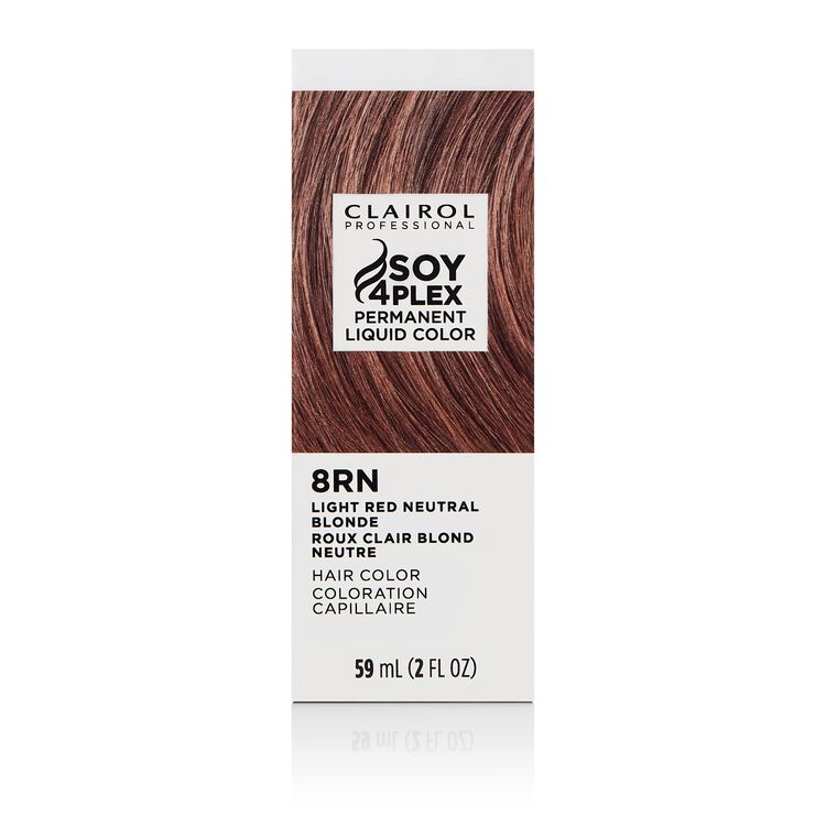 8RN Light Red Neutral Blonde Permanent Liquid Hair Color
