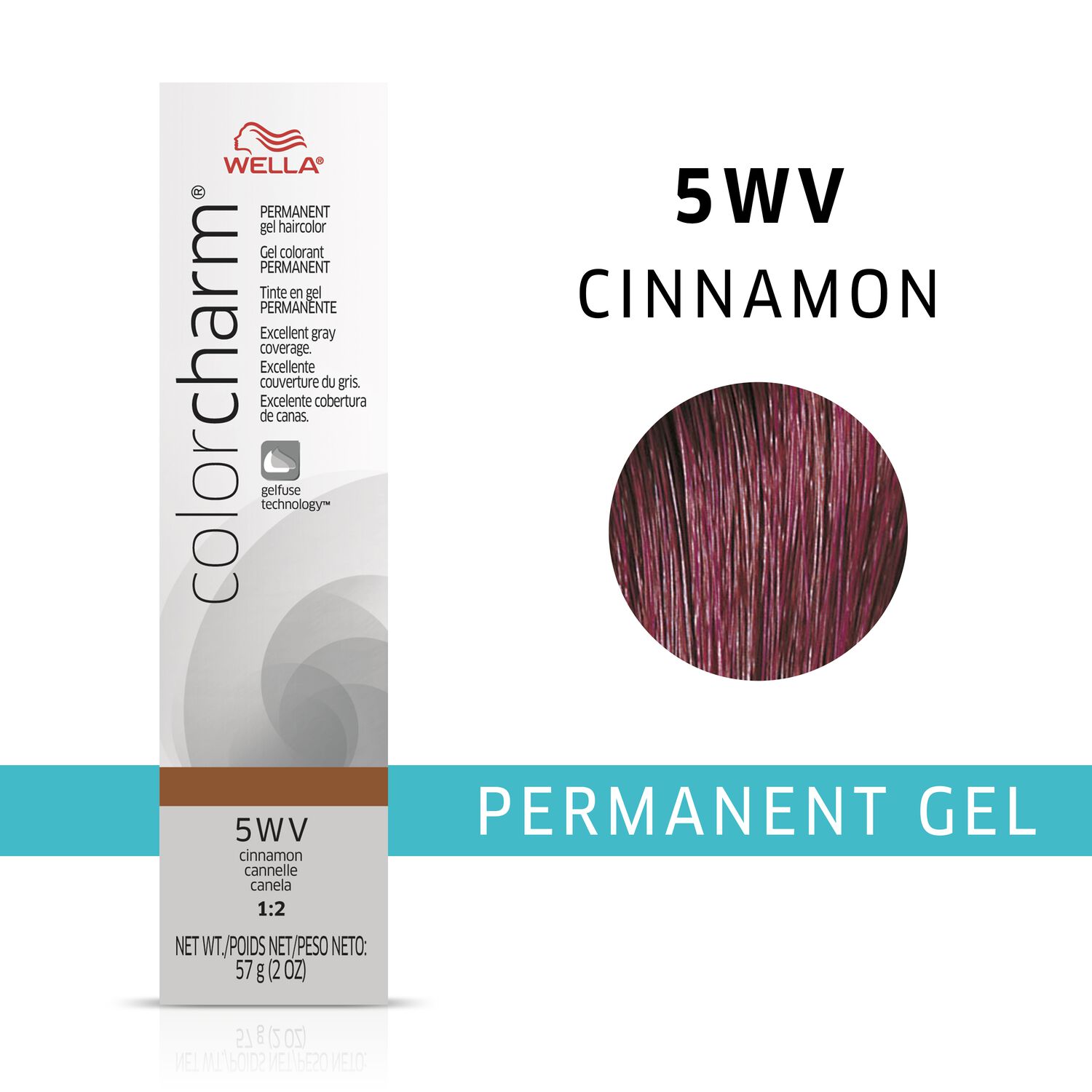 Wella® Cinnamon colorcharm Gel Permanent Hair Color Sally Beauty