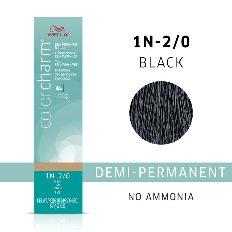 Black Color Charm Demi Permanent Hair Color By Wella Demi Semi Permanent Hair Color Sally Beauty