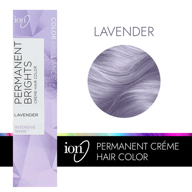 Ion Permanent Brights Creme Hair Color Lavender Permanent Hair