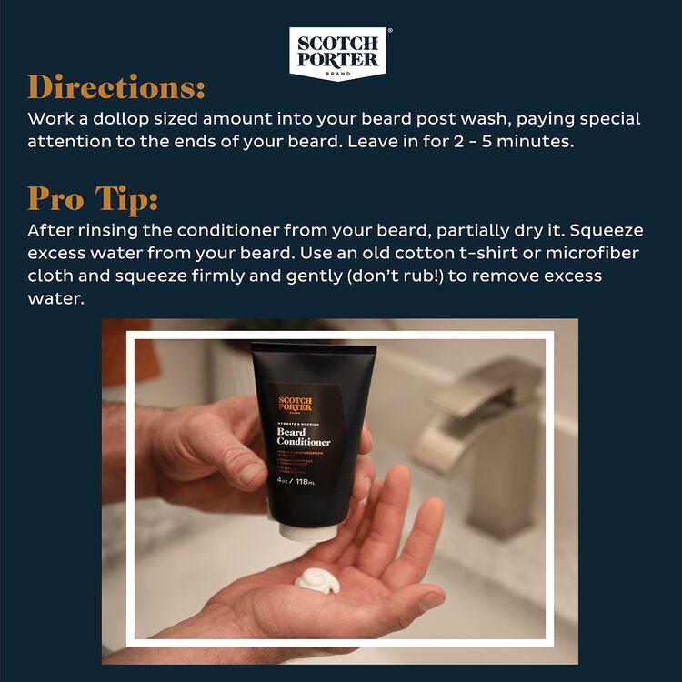 Hydrate & Nourish Beard Conditioner 4 oz