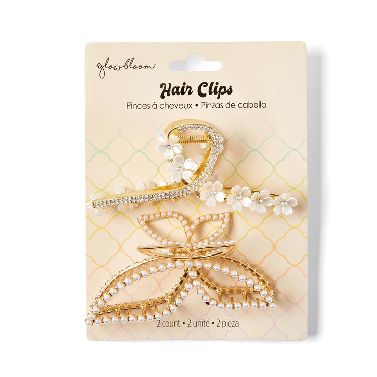 Elegantly Gold Claw Clips